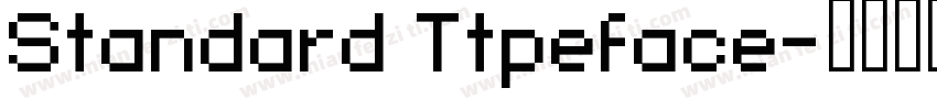 Standard Ttpeface字体转换
